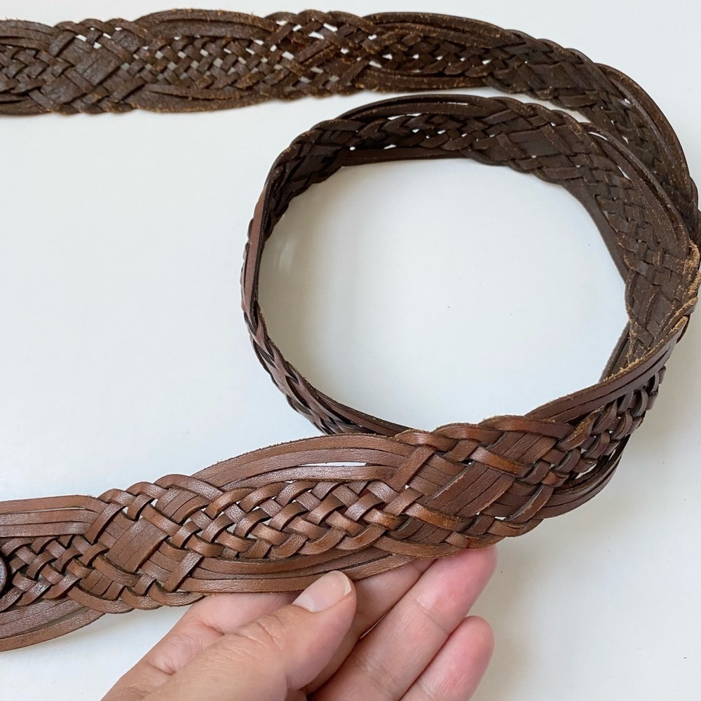 Genuine Leather Belt, Size L - Picture 4 of 7